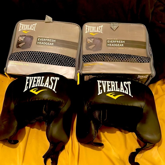 Everlast Lvl II (2) Everfresh Boxing Sparring Headgear (EACH 1 SOLD SEPARATELY) - Picture 1 of 8